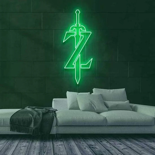 Zelda-lampa The Legend of Zelda Neon green